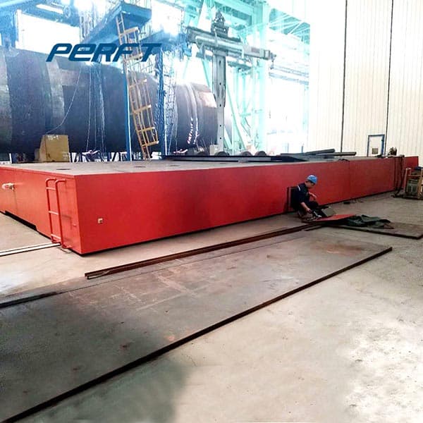 heavy load transfer car for steel rolls warehouse